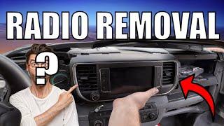 Radio Removal Toyota ProAce Peugeot Expert Citroen JumpyOpel Vivaro