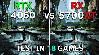 RX 5700 XT vs RTX 4060  Test In 18 Games at 1080p  2023