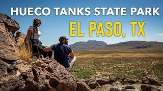 HUECO TANKS STATE PARK  Pictographs and Petroglyphs Tour  El Paso Texas