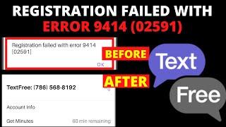 how to fix registration failed with error 9029  registration failed with error 9029 textfree 2022