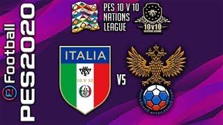 ITALIA - RUSSIA  NATIONS LEAGUE 10V10