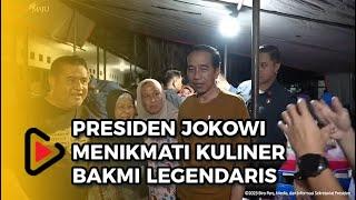 Presiden Jajal Kuliner Bakmi Legendaris di Yogyakarta