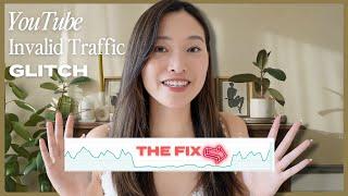 I found the FIX for my YouTube Invalid Traffic Bug  Glitch  Follow my Easy Solution