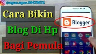 Cara Membuat Blogger - Cara Bikin Blogger  Cara Daftar Bloger Di Hp Android