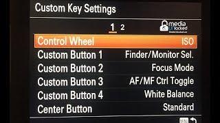 Sony A7 III – Setting Up Your Custom Function Buttons C1C2C3 Ect