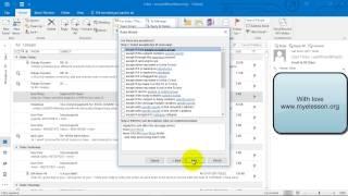 Create Rules in Outlook 2016