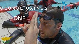 George Oxinos DNF 140m NR CYP  INFINITY Freediving Team  giorgospanagiotakis.com