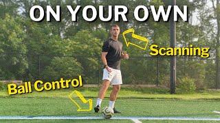 Become a Complete Midfielder  Individual Dribbling Passing First Touch & Finishing Training