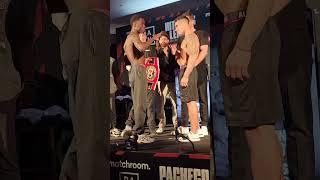 RICHARDSON HITCHINS VS GUSTAVO LEMOS FINAL FACE OFF AHEAD OF IBF WORLD TITLE ELIMINATOR MAIN EVENT