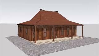 Desain rumah kayu