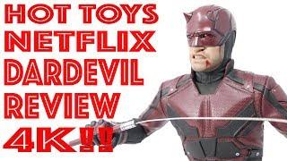 HOT TOYS TMS003 MARVEL NETFLIX DEFENDERS DAREDEVIL 16 SCALE FIGURE REVIEW 4K