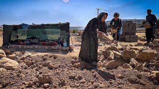 Hope Under A Tent Raising Walls and Raising Her Kids