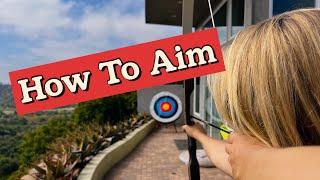 Archery How To Aim Using the Gap Shooting Method