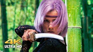 Ayane attacked Kasumi in a bamboo grove. DOA Dead or Alive
