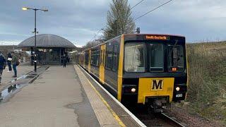 Tyne and Wear Metro - Metrocars 40834002 arriving at Pelaw 07042022