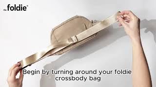 The Foldie crossbody  Folding instructions