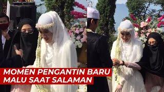 Momen Pengantin Baru Malu Saat Salaman Padahal Sudah Sah