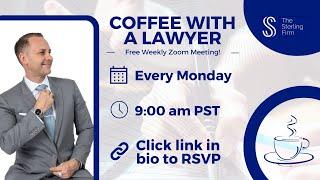 Ask The Lawyer FREE Coffee With A Lawyer Zoom Webinar  #Law #Lawyer