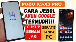 BYPASS FRP GOOGLE ACCOUNT POCO X3-X3 PRO‼️ GERATIS TANPA KOMPUTER⁉️