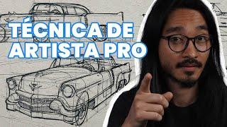 Por que o Dynamic Sketching é O CAMINHO para alcançar um NÍVEL PRO no Desenho