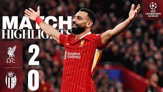 HIGHLIGHTS Mac Allister & Salah goals at Anfield  Liverpool 2-0 Bologna