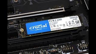 Crucial P2 1TB PCIe M.2 2280SS SSD