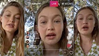 Gigi Hadid Reveals Hailey Bieber STALKS Selena Gomez Every Day IG Live