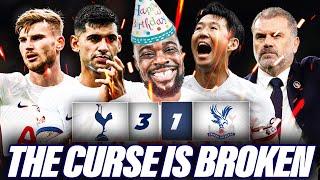 EXPRESSIONS BIRTHDAY CURSE FINALLY BROKEN Tottenham 3-1 Crystal Palace EXPRESSIONS REACTS