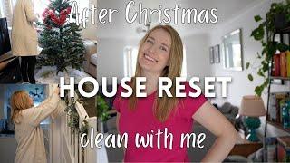 After Christmas Clean With Me  Taking Down the Xmas decorations