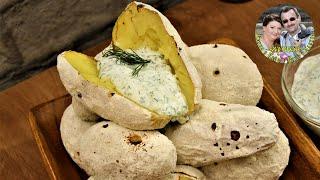 And the grill is not needed TASTE AND SMELL LIKE ON THE STRAW. Oven baked potatoes.