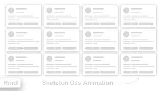 How To Create Skeleton Loading Animation With CSS  Skeleton Loading CSS