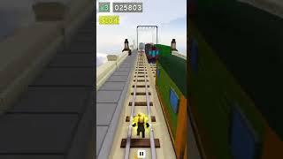 หลบรถไฟแบบEZ แต่ดันเจอ.....#subwaysurfers  #roblox #shorts #เกมรถไฟ