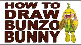How to draw Bunzo Bunny Poppy Playtime