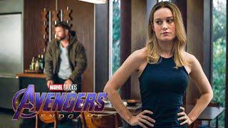 Avengers Meet Captain Marvel Scene - AVENGERS 4 ENDGAME 2019 Movie Clip