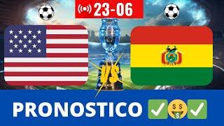 Estados Unidos 2 - 0 Bolivia PRONOSTICO Copa America