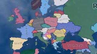 WW2 But With Modern Borders  HOI4 Timelapse