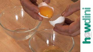 How to separate egg whites and egg yolks