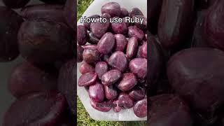 How to use Ruby Gemstones #ruby #gemstone #howto #meditation