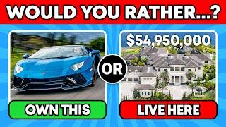 Would You Rather Luxury Edition - HARDEST Luxury Choices Youll Ever Make