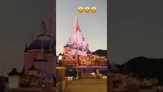 Amazing Disney Castle in HK Disneyland 