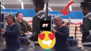 She Ready To Go Young Dude Spits Game At An Older Woman Shopping At Walmart & This Is How It Went