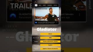 Gladiator  Quick Look  the Availability & Cost level to Watch Digitally #movie #actionfilms