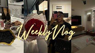 WEEKLY VLOG IM DOWN BAD + CELEBRATIONS + ATL EVENTS + SIP & PAINT GIRLS NIGHT IN + ROUTINES & MORE