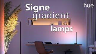 Get to know the Signe gradient floor and table lamps