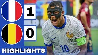 France vs Belgium 1-0 Extended HIGHLIGHTS  EURO 2024 Round Of 16