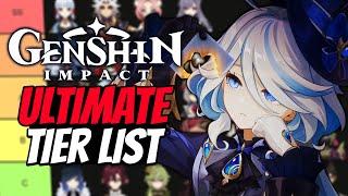 The ULTIMATE Character Tier List Pre-Fontaine  Genshin Impact 3.8