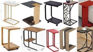C side table design ideas #1 pull out side table  sofa table  Slide Under End Table design ideas