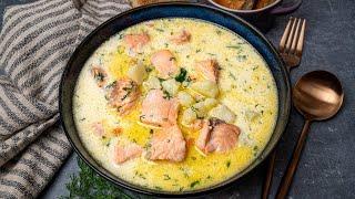 Finnish Salmon Soup Lohikeitto