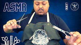 The most professional ASMR barbershop haircut EVER ️ 4k 60fps