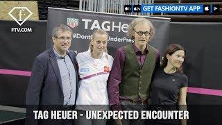 Petra Kvitova for TAG Heuer in An Unexpected Encounter on Tennis Court  FashionTV  FTV